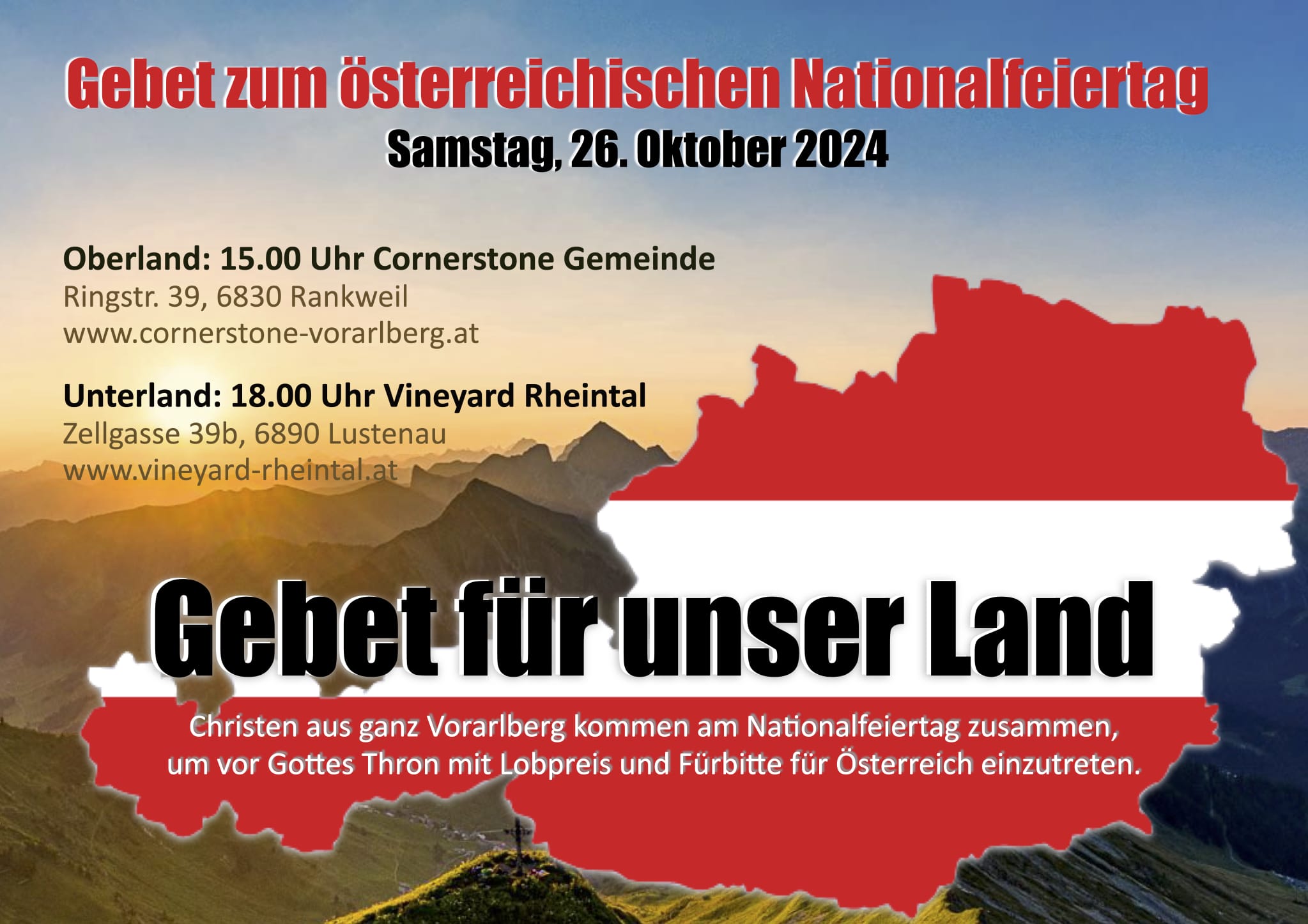 Gebet für unser Land